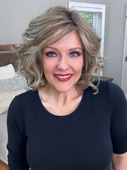 Elite Wavy Lace Front Bob Wig (Heat-Friendly Synthetic)