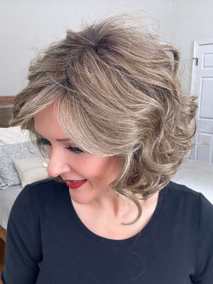Elite Wavy Lace Front Bob Wig (Heat-Friendly Synthetic)
