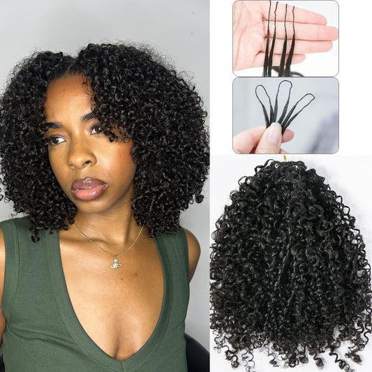 Pre-Separated Boho Crochet Human Hair for Knotless Braids
